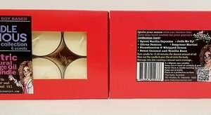 The Candlelicious Collection Tantric Natural Massage Oil Soy Candle