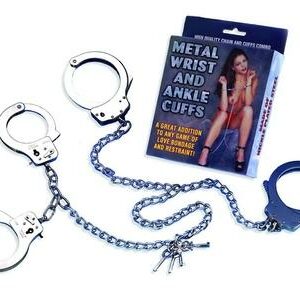 Metal Hand & Leg Cuffs Set