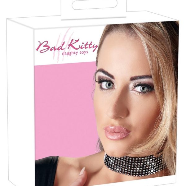 Bad Kitty Rhinestone Choker