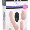 Strap U Ergo-Fit Twist Inflatable Vibrating Strapless Strap-on - Bare