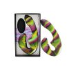 Colourful Camo Tandem Remote Control Strapless Strapon Yellow