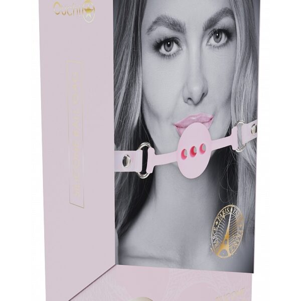 Ouch! Paris Collection - Silicone Ball Gag Pink